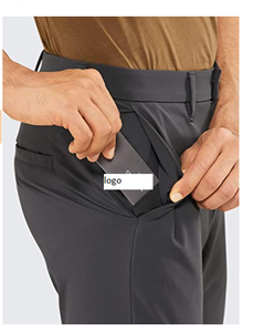 กางเกงตีกอล์ฟแบบยืดสำหรับผู้ชาย,กางเกงหนายืดแห้งเร็วทรงสลิมฟิต32 ''/34'' พร้อมกระเป๋าโพลีเอไมด์92% ผ้าสแปนเด็กซ์8% - Product Image 4