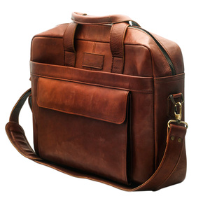 Maletines impermeables de oficina ejecutiva delgados de nuevo diseño unisex OEM ODM maletín para ordenador portátil de negocios fabricado Estilo Vintage - Product Image 5