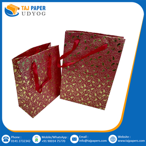 Cheap Small Size Cardboard Rigid Paper <b>Bag</b> with 200 Gsm Black Dotted White Color Twisted Handles Kraft Paper <b>Bags</b> Wholesale - Product Image 6