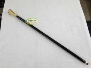 Bâton de marche en bois de qualité supérieure avec belle poignée en laiton - Product Image 4