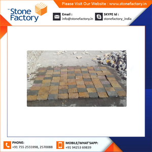 Pierres Naturelles Premium pour Allées et Parkings, Mélange Jaune Brun, Tailles Personnalisables pour Achat en Gros - Product Image 4