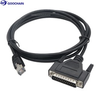 Câbles DB25 vers RJ45 pour routeurs réseau CAB-CONAUX, connecteur de câble RJ45, connecteurs RJ45 pour routeur Cisco, câbles RS232 DB 25