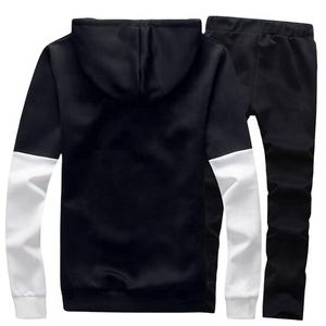 Chaqueta muscular con cremallera completa para hombre, chándal deportivo informal liso de algodón, venta al por mayor - Product Image 3