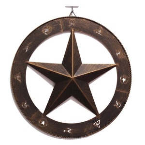 Luxe Dernière Arrivée Unique Designer Fer Rustique Étoile Mur Monté Décoratif À La Main Style Taille Personnalisée Usage Domestique En Gros - Product Image 2