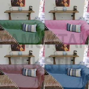 Turkish Peshtemal Blanket Beach Sofa Scarf <b>Throw</b> Blanket <b>Couch</b> Sofa Cover Outdoor Picnic Blanket - Product Image 3