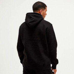 Conjunto de chándal con capucha y forro polar para hombre, jersey de chándal con forro polar de color negro, 450 gsm - Product Image 2