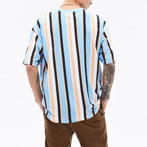 T-shirt personnalisé de haute qualité 100% coton lavé au soleil Vintage T-shirt pour hommes coupe ample logo imprimé personnalisé T-shirt lavé à la pierre pour hommes - Product Image 4