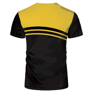 Camisetas de fitness de manga corta para hombre, camisetas de gimnasio de secado rápido con logotipo personalizado, tela de punto de algodón 100% para correr Maratón - Product Image 6