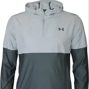 Sweat-shirt à capuche en molleton pour hommes, sweat-shirt épais à trois fermeture éclair, avec cordon coulissant, vêtement d'exercice personnalisé