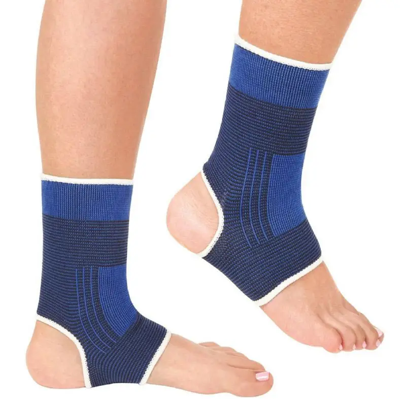 Ankle Foot Support Sleeve Pullover Wrap Elastic Sock Compression Wrap Sleeve Bandage Brace Support Protection