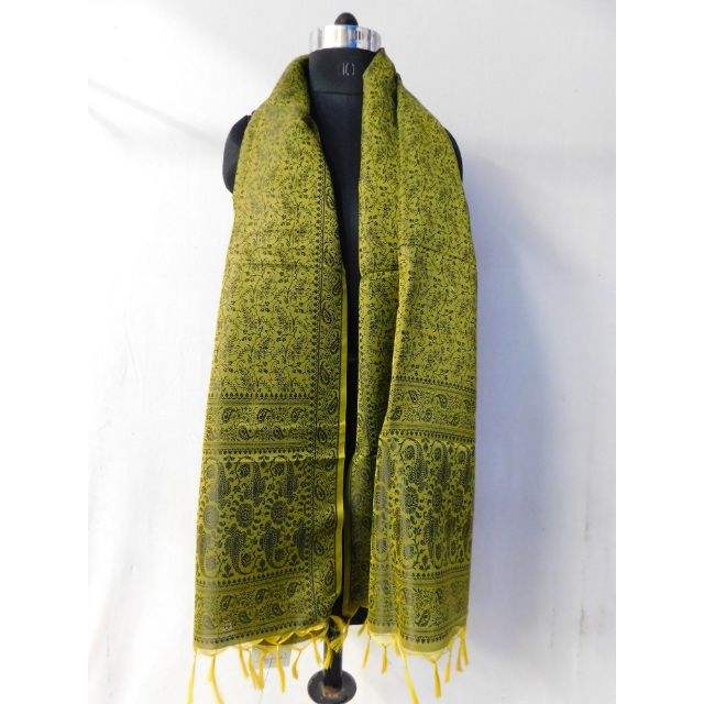 Girls Wrap Long Shawl Dupatta Stole Women's Banarasi Scarf