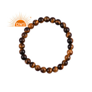 Latest Fashionable 2026 Natural Yellow Tiger Eye <b>Gemstone</b> <b>Bracelet</b> For Custom Design Fashion Jewelry Manufacturer - Product Image 1