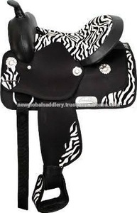 VOULEZ VENDRE MONTRER les selles en cuir Shetland occidental NOIR EN DOLLAR 40 TAILLE 14 15 16 17 18 - Product Image 5