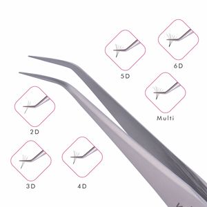 Vetus — pince à épiler pour les cils Volume, Angle Str, 12mm, 35 degrés, en Satin, étiquette privée, pour Extension de cils, nouvelle collection - Product Image 4