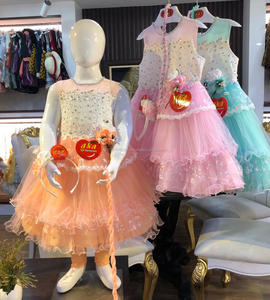 Nylon In Frock Với Hairband Tốt Nhất Pakistan Thiết Kế Với Chất Lượng Tốt Đẹp Bé Gái Fancy Thiết Kế Đảng Wear Dresses - Product Image 4