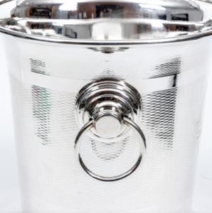 Customizable Stainless Steel Champagne Bucket with Handle for Wine and <b>Beer</b> Chilling Party Bar Utensils and Decor - Product Image 3