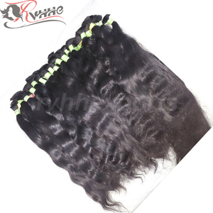 Extensiones de cabello de alta calidad, mechones de cabello humano Remy, cabello indio virgen barato a granel - Product Image 5