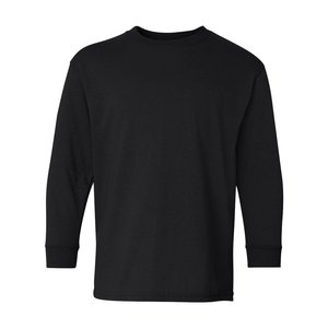 เสื้อยืดคอกลมแขนยาวผ้าฝ้าย 100% สีตามสั่ง ถักทออย่างเป็นมิตรต่อสิ่งแวดล้อม ระบายอากาศได้ดี สำหรับผู้ชาย จากบังกลาเทศ - Product Image 3