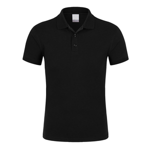 Polo 100% coton, broderie de logo personnalisée, polo piqué respirant, vêtements décontractés OEM, uniforme - Product Image 4