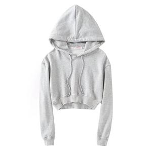Sweat à capuche pour femme, sweat-shirt design personnalisé de haute qualité, haut court - Product Image 4
