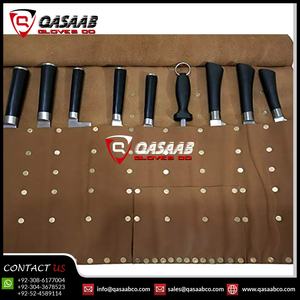 Cuisine de Chef-sac de couteaux sac en rouleau de toile couteaux de transport durables-poches de rangement-sacs en rouleau de cuir - Product Image 5