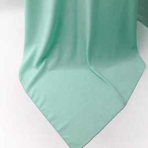 Hijabs en mousseline de soie de haute qualité pour femmes Propre conception Bawal Foulards musulmans Printemps Saison Vile Plain Chiffons - Product Image 5