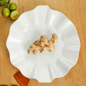 Platos Redondos Ondulados de Porcelana de Estilo Moderno OEM, Tendencia Actual con Varios Tamaños al por Mayor para Hoteles y Restaurantes - Product Image 5