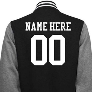 Chaqueta de béisbol polar de algodón personalizada para hombre, chaqueta blanca con letras, novedad - Product Image 4