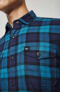 Camisa de franela a cuadros YD de manga larga para hombre, 100% algodón, cómoda para la temporada de verano, logotipo personalizado de Bangladesh, nuevo precio competitivo - Product Image 4