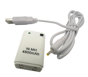 Cho <span class=keywords><strong>Xbox</strong></span> 360 điều khiển Power <span class=keywords><strong>Kit</strong></span> 4800mAh DC có thể sạc lại pin gói Set USB sạc cáp sạc đứng có dây làm bằng nhựa - Product Image 5