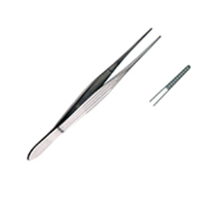 Gillies Tissue Forceps 1X2 Dientes 15CM Manual Acero Inoxidable Metal - Product Image 4