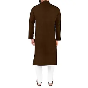 Индийская Стильная мужская рубашка ручной работы с V-образным вырезом и длинными рукавами, 100% хлопок, традиционная короткая Курта