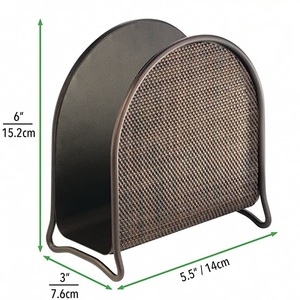 Best Quality Napkin Holder in Black Stainless Steel with Sleek Design for Stylish Home Kitchenware and Dinnerware Tabletop - Product Image 4