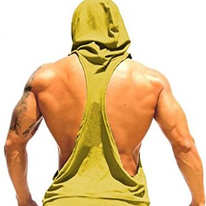 Latest fitness custom <b>stringer</b> hoodie tank tops muscle,tank top men plain screen printed gym <b>vest</b> for men - Product Image 6