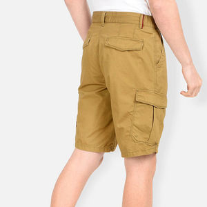 กางเกงขาสั้นผู้ชายฤดูร้อน ผ้าฝ้าย 100% กางเกงขาสั้นลำลองหลายกระเป๋า สไตล์สตรีทแวร์ ชุดกางเกงขาสั้นผู้ชายฤดูร้อน - Product Image 4