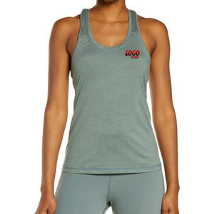 Camisetas sin mangas con tirantes a la moda para mujer de alta calidad, ropa de entrenamiento para gimnasio, camiseta para correr al por mayor para mujer - Product Image 6