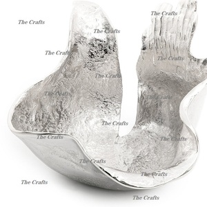 Classic Design Fruits <b>Chocolates</b> Bowl In Aluminium Silver Color Decorative Bowl For <b>Wedding</b> Tableware Use - Product Image 2