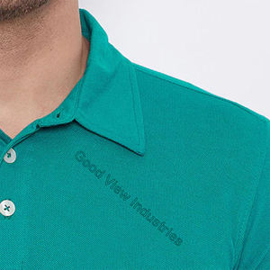 Camiseta de algodón de manga corta para hombre, POLO personalizado transpirable OEM/ODM, venta al por mayor - Product Image 2