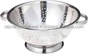 <b>Stainless</b> <b>Steel</b> Ice <b>Colander</b> Premium Quality Strainer for Bar & Kitchen Use - Product Image 5