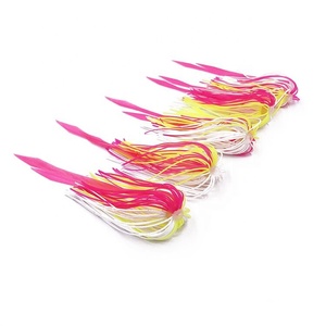 Squid skirt in silicone jig gonne commercio all'ingrosso della fabbrica di richiamo di pesca 13 centimetri bass attrezzatura da pesca nuotare esca pesce in silicone lungo - Product Image 3