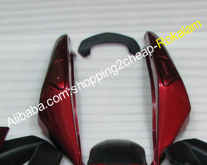 Carenados para <span class=keywords><strong>Kawasaki</strong></span> <span class=keywords><strong>ER</strong></span>-<span class=keywords><strong>6F</strong></span> ER6F. <span class=keywords><strong>6F</strong></span> <span class=keywords><strong>650</strong></span> R 2009, 2010 DE 2011 650R moto Rojo Negro cuerpo carrocería carenado conjunto - Product Image 2