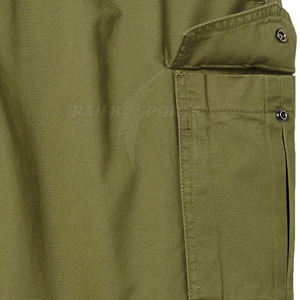 กางเกงขาสั้นลำลองผ้าฝ้าย100% สำหรับผู้ชายปรับแต่งได้ชุดกันยับสำหรับวิ่งชายหาดยิมผ้าใบเทอร์รี่ย้อมสีล้วนเป็นมิตรกับสิ่งแวดล้อม - Product Image 5