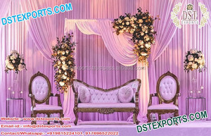 Juego de Muebles Italianos para Bodas Musulmanas, Sofá de Madera Tallada para Bodas Reales, Juego de Sofás Italianos de Madera para Bodas, Australia - Product Image 3