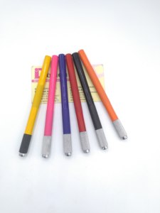 Best Quality Permanent Makeup Eyebrow Tattoo Pen Professional Micro Balding Tool for Brows with Lock Pin Custom Colors - Product Image 3