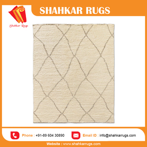 Modern <b>Large</b> 3D Abstract Pattern Rug Non-Slip Wool Carpet for Living Room Hotel Kids Room Bedside <b>Mats</b> - Product Image 5