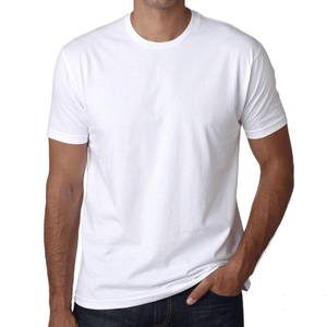Best Selling Men's O-Neck Knitted Blank T-Shirt 100% Cotton Short Sleeve Solid Eco-Friendly Quick Dry Breathable Loose Fit 180g - Product Image 1