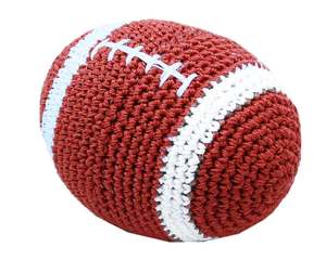 "Snap the Football" Organic Cotton Small Dog Toy - Product Image 1