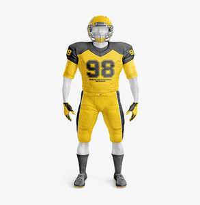 Camiseta de fútbol americano de último diseño, uniformes de práctica, pantalones cortos de sublimación para niños, Material de LICRA personalizado, OEM - Product Image 1