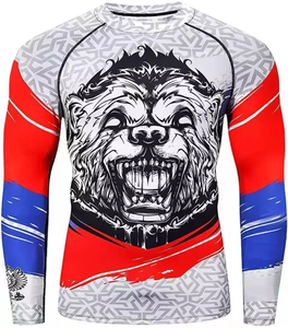 Rashguard — filtre uv imprimé, garde-robe par sublimation, mma, bjj - Product Image 4