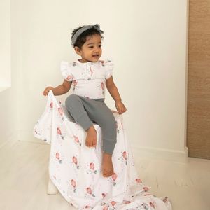 Custom Designed 100% Organic Cotton Baby Bodysuit GOTS Certified Long Sleeve Romper With High Quality Bamboo Fabric for Babies - Product Image 4